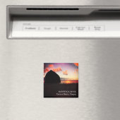 鮮やかなサンセットハイスタックロックオレゴン2インチマグネット マグネット (インサイチュ (食洗機))