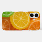 鮮やかなジェリーフルーツデザイン with シュガークリスタル Case-Mate iPhoneケース (裏面 (横))