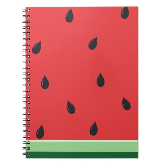 鮮やかなスイカ ノートブック (正面)
