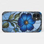 鮮やかなステンドグラスの花 Case-Mate iPhoneケース (裏面(横))