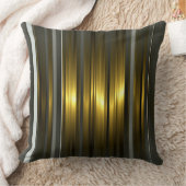 鮮やかなストリップ クッション (ブランケット)