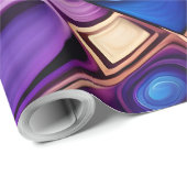 鮮やかなスパイラルラッピング紙 ラッピングペーパー (ロールコーナー)