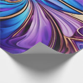 鮮やかなスパイラルラッピング紙 ラッピングペーパー (角)