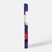 鮮やかなスパイラル抽象パターン iPhoneケース (左側面)