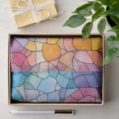 鮮やかなスペクトラムレインボーデコパージュ 薄葉紙 (ギフト)