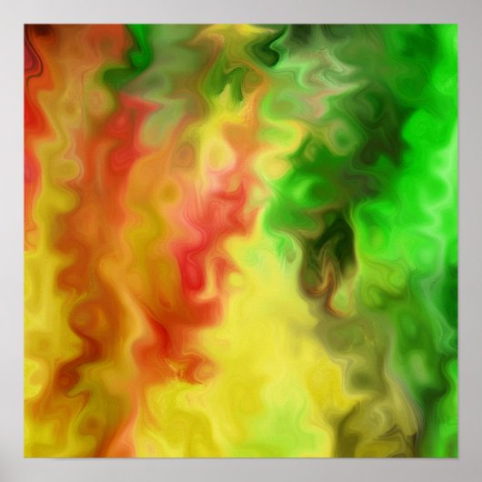 鮮やかなタイ忘れトル抽象芸術12.1811 ポスター (正面)