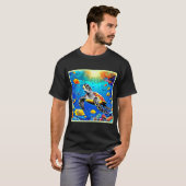 鮮やかなタートルリーフライフ Tシャツ (正面フル)