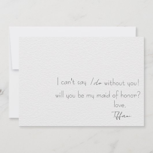 鮮やかなチューリップとグリーン ブライダルパーティーのお願い 招待状 (裏面)