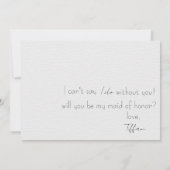 鮮やかなチューリップとグリーン ブライダルパーティーの提案 招待状 (裏面)