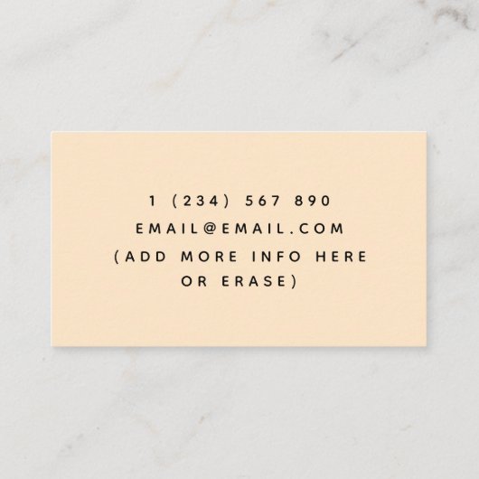 鮮やかなチョコレートバー柄のスイートトリート カラフル 名刺 (裏面)