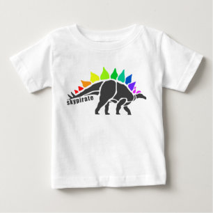 鮮やかなディーノの乳児のワイシャツ ベビーTシャツ