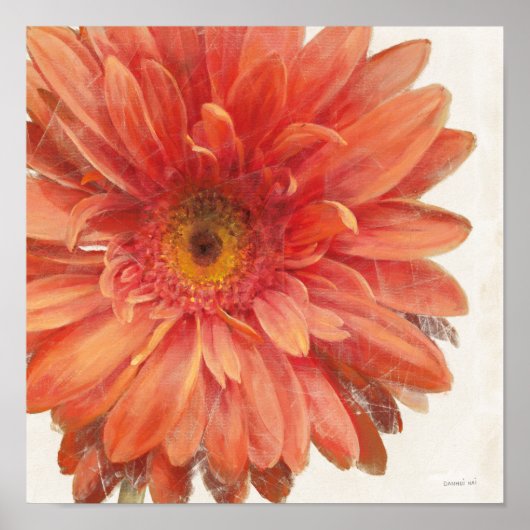 鮮やかなデイジー ポスター (正面)