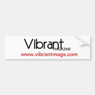 鮮やかなデカール バンパーステッカー