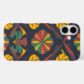 鮮やかなデジタルプリントiPhone16ケース - 大胆なシームレス Case-Mate iPhoneケース (裏面 (横))