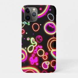 鮮やかなネオンの輝きパターン iPhone 11 PROケース