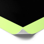 鮮やかなネオンアイと溶ける色 ポスター (角)