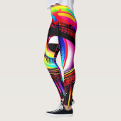 鮮やかなネオンアイと溶ける色 レギンス (左)