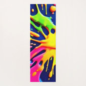 鮮やかなネオンスプラッシュ ヨガマット (裏面)