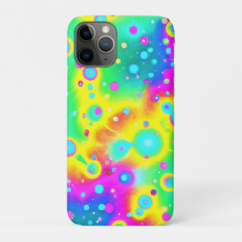 鮮やかなネオンブレイズ柄 iPhone 11 PROケース