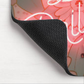 鮮やかなネオン光を放つ マウスパッド (コーナー)