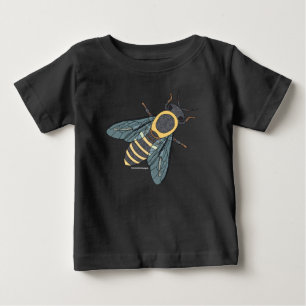 鮮やかなハチ - ベビーTシャツ