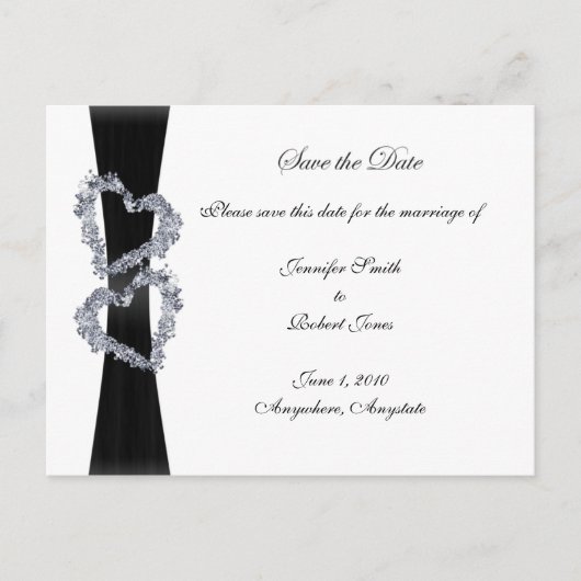 鮮やかなハート 案内ポストカード (正面)