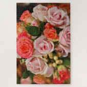 鮮やかなバラ ジグソーパズル (縦)