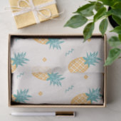 鮮やかなパイナップルの柄のデコパージュ 薄葉紙 (ギフト)