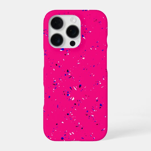 鮮やかなパターンデザイン iPhoneケース (裏面)