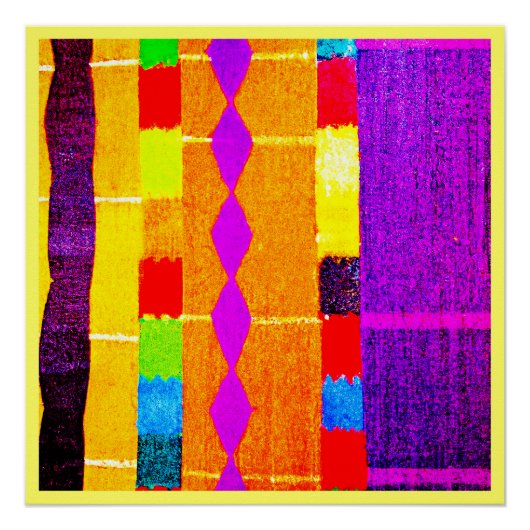 鮮やかなパレット調和 ポスター (正面)