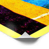 鮮やかなパレット調和 ポスター (コーナー)