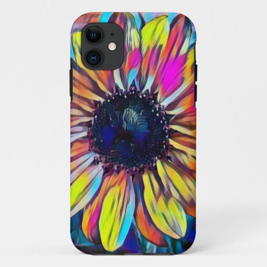 鮮やかなヒマワリのデザイン Case-Mate iPhoneケース (裏面)