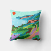 鮮やかなビスタス クッション (裏面)