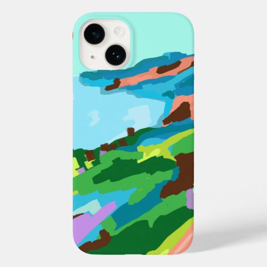 鮮やかなビスタス Case-Mate iPhoneケース (裏面)