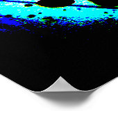 鮮やかなビニール芸術的ポスター ポスター (角)