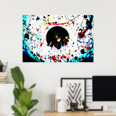 鮮やかなビニール芸術的ポスター ポスター (ホームオフィス)