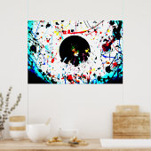 鮮やかなビニール芸術的ポスター ポスター (キッチン)