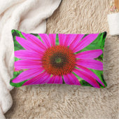 鮮やかなピンクおよび赤 ランバークッション (ブランケット)