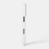 鮮やかなピンクとパープルのアイリス iPhoneケース (右側面)