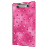 鮮やかなピンクのグラムスパークリダイヤモンド クリップボード (左)