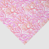 鮮やかなピンクのサンゴ礁のティッシュペーパー 薄葉紙 (詳細)