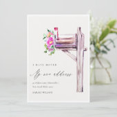 鮮やかなピンクのフローラメールボックス移動カード サンキューカード (スタンド正面)