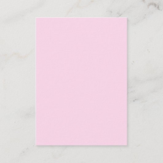 鮮やかなピンクのワイルドフラワーQRコード結婚の詳細 エンクロージャーカード (裏面)