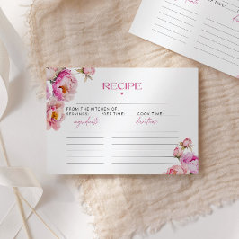 鮮やかなピンクの花のブライダルシャワー レシピ