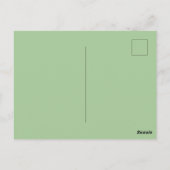 鮮やかなピンクの花柄 女性の30歳誕生日パーティー ポストカード (裏面)