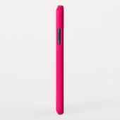 鮮やかなピンクの「Keep Calm and Write On」 Case-Mate iPhoneケース (裏面/右)