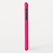 鮮やかなピンクの「Keep Calm and Write On」 Case-Mate iPhoneケース (裏面/左)