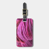 鮮やかなピンクヤーン ラゲッジタグ (正面縦)