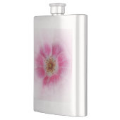 鮮やかなピンク色の花 フラスク (左)