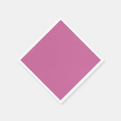鮮やかなピ無地のンク スタンダードカクテルナプキン (角)